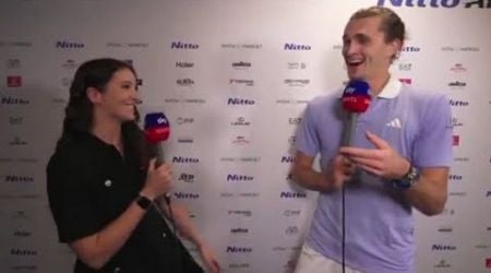 Alexander Zverev in awkward interview with Laura Robson as star told get away from me