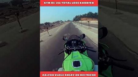 Yeah kya kar diya iss ne Aalyan vlogs ki Ktm Rc 390 ko #shorts