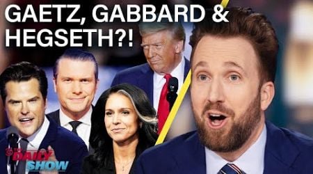 Trump Acts Cordial With Biden While Gaetz, Gabbard, and Hegseth Score Nominations | The Daily Show