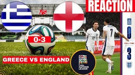 Greece vs England 3-0 Live Nations League Football Match Score Commentary Highlights Lions Vivo