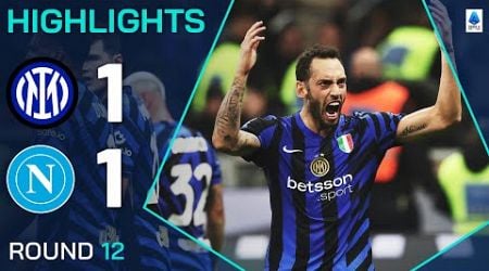 INTER-NAPOLI 1-1 | HIGHLIGHTS | Calhanoglu stunner in top-of-the-table clash | Serie A 2024/25