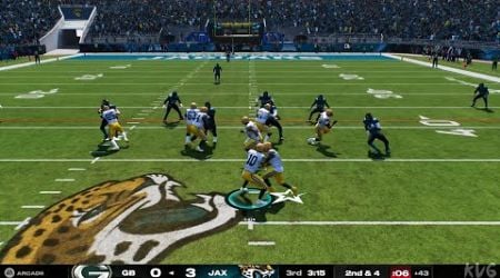 Madden NFL 25 - Green Bay Packers vs Jacksonville Jaguars - Gameplay (PS5 UHD) [4K60FPS]