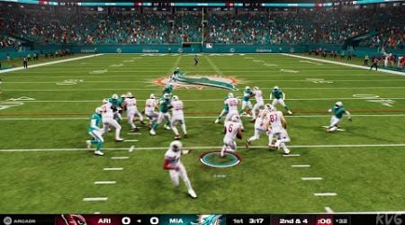 Madden NFL 25 - Arizona Cardinals vs Miami Dolphins - Gameplay (PS5 UHD) [4K60FPS]