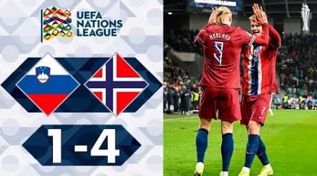 Slovenia vs Norway 1-4 Highlights Goals | Nations League 2024