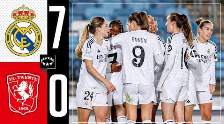 Real Madrid 7-0 Twente | HIGHLIGHTS | Women&#39;s Champions League 2024/25