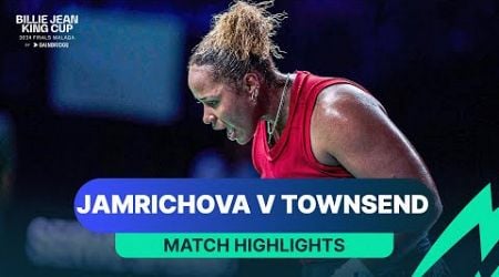 Renata Jamrichova v Taylor Townsend | Slovakia v USA | 2024 Billie Jean King Cup Finals Highlights