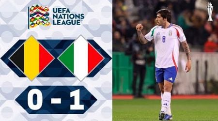 Sandro Tonali Goal | Belgium vs Italy 0-1 Highlights | UEFA Nations League 2024