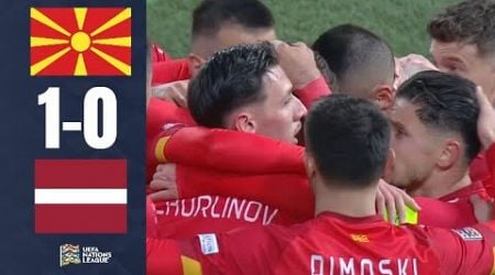 North Macedonia vs Latvia | 1-0 | Highlights | UEFA Nations League 2024