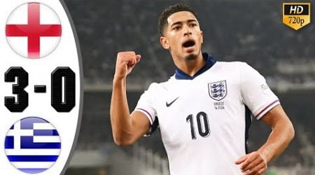 England vs Greece 3-0 Highlights &amp; All Goals 2024 HD