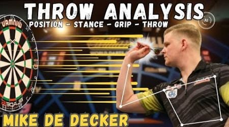 MIKE DE DECKER darts THROW Analysis | Stance, Grip, and Throw Technique EXPLAINED