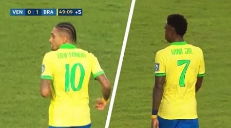 Vinicius &amp; Raphinha vs Venezuela (14/11/2024) - World Cup Qualifiers 2026