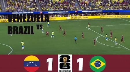 Venezuela vs Brazil 1-1 | 2026 World Cup Qualifiers | Match Highlights