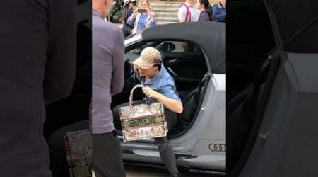 Billionaire lady boss getting out her Audi at Casino #billionaire #monaco #luxury #lifestyle #fyp