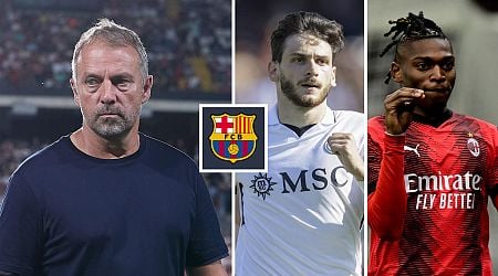 Barca plotting shock January double transfer raid on Italy for explosive attacking talents