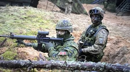 As Canada leads a beefed-up NATO force near Russia's border, the alliance prepares for Trump