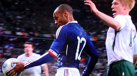 World Cup winner can't understand why France were vilified after Thierry Henry antics in infamous play-off