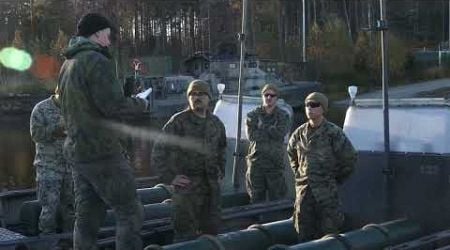 Coxswains Course with U.S. Marines on Finnish G-Class Landing Craft