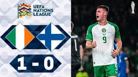 Evan Ferguson Goal | Ireland vs Finland 1-0 Highlights | UEFA Nations League 2024