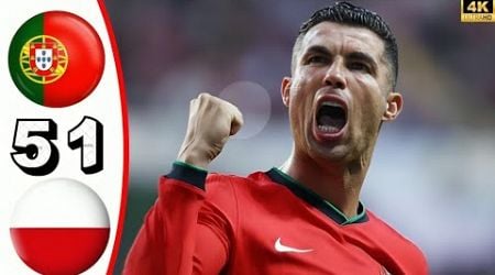 Portugal vs Polandia 5-1- Highlights &amp; All Goals European Nations League 2024 HD