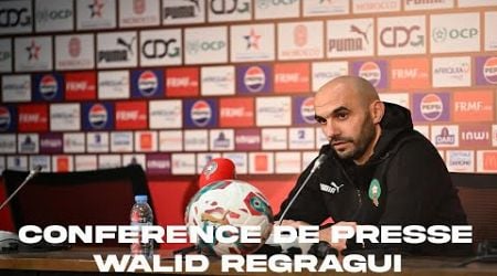 LIVE CONFERENCE DE PRESSE DE WALID REGRAGUI AVANT MATCH GABON - MAROC !