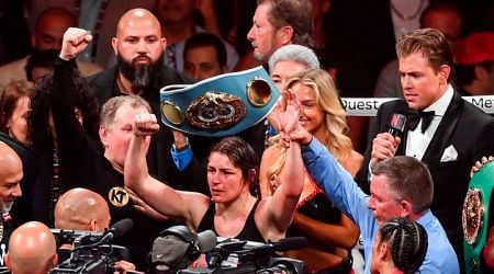 Katie Taylor retains world title belts after epic and controversial victory over Amanda Serrano 