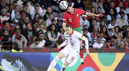 Ronaldo scores twice as Portugal beat Poland in Nations League; Romania-Kosovo match is abandoned