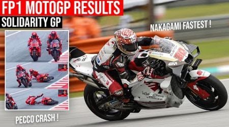 FP1 MotoGP Results | FP1 MotoGP Solidarity 2024 | FP1 Practice MotoGP Today #solidaritygp