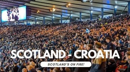 SCOTLAND Fans Celebrating Win Against CROATIA