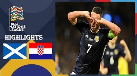 Schottland gegen Kroatien 1-0 Zusammenfassung der Nations League