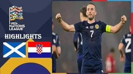 Scotland vs Croatia 1-0 Highlights | Nations League 2024