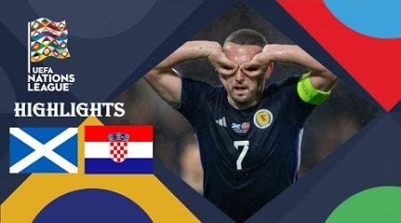 Scotland vs Croatia 1-0 Highlights Goals | Nations League 2024