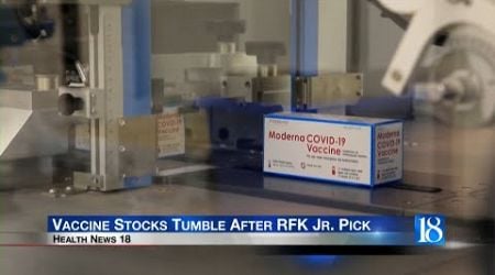 Health News 18: Vaccine Stocks Tumble After RFK Jr. Pick