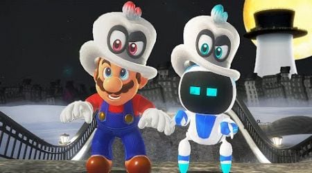 Super Mario Odyssey - ASTRO BOT vs. SUPER MARIO (HD)