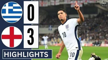 England vs Greece 3-0 Highlights &amp; All Goals 2024 HD