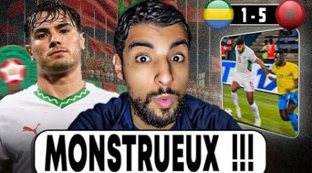 LE MAROC FRAPPE FORT !!! | Gabon 1 vs 5 Maroc (Qualif. CAN: Maroc 2025)