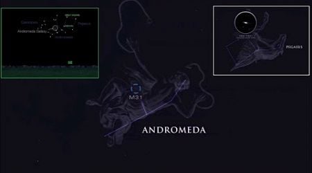 Andromeda Galaxy the Most Distant Naked-Eye Object-Stars, Constellations, Deep Sky Objects Nov. 2024