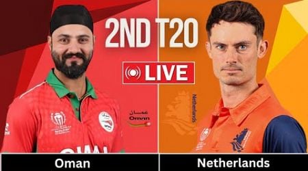 NED vs OMA 2nd T20 Live Match | Netherlands vs Oman T20 2024