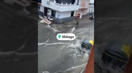 Water flooding houses in #malaga during #dana #spain #fyi