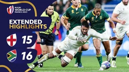 Springboks&#39; SENSATIONAL comeback | England v South Africa | Rugby World Cup 2023 Extended Highlights