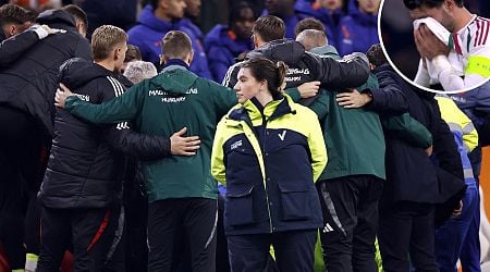 Netherlands vs Hungary Nations League clash suspended after medical emergency with Szoboszlai in tears