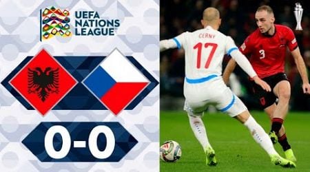 Albania vs Czech Republic 0-0 Highlights | Nations League 2024