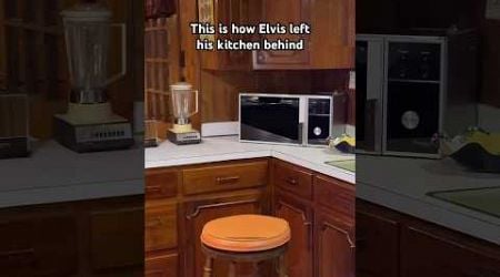 This is how Elvis left his Kitchen Behind #elvispresley #elvispresleygraceland #interiordesign