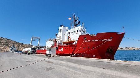 Bulgaria's RSV 421 Arrives in Spanish Port of Cartagena