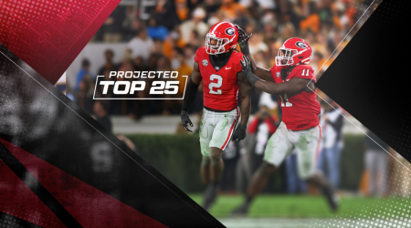 Tomorrow's Top 25 Today: Georgia moves back into top 10, LSU falls from college football rankings