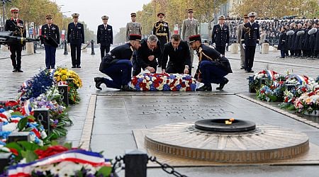 Starmer and Macron demonstrate Franco-British unity at WWI anniversary in Paris