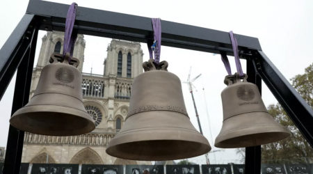 Bells of Notre-Dame cathedral ring out for first time since 2019 fire