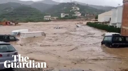 Heavy floods hit southern and eastern Spain after torrential rain