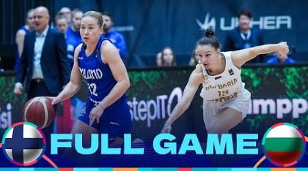 Finland v Bulgaria | Full Basketball Game | FIBA Women&#39;s EuroBasket 2025 Qualifiers