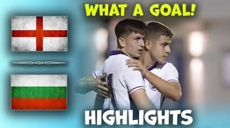 England u19 vs Bulgaria | u19 Euro Championship Qualifiers | Highlights 16-11-2024