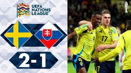 Sweden vs Slovakia 2-1 Extended Highlights | UEFA Nations League 2024